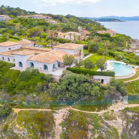 Great Wil Big Garden, Private Pool And Sea View סן טרופז
